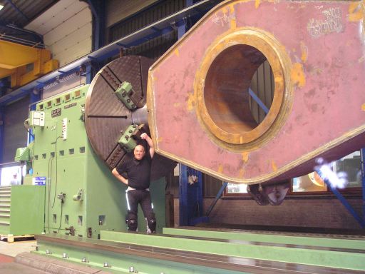 Bild1  Drehen sehr gro�er Werkst�cke